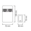 Sonerie fara fir, raza de acoperire 150 m, 60 dB, Solid HL 453, alimentare baterie