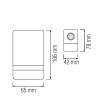 Sonerie fara fir, raza de acoperire 120 m, 70 dB, Alba HL 455