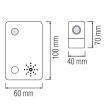 Sonerie fara fir, distanta maxima 120 m, Viola HL 456, alimentare baterii