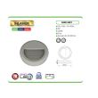 Aplica LED pentru exterior Ihlamur Dark Grey, 4200K, 2W, 65lm, 100-240V, IP65, Gri inchis