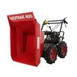 Roaba cu motor, tractiune integrala, GeoTech Pro, max 400Kg, 6 CP, 4 viteze, basculabila