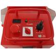 Roaba electrica cu senile, cuva rabatabila, Geotech TMD, putere 800 W, 6 km/h, 400kg/160 L