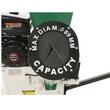 Tocator de gradina cu motor pe benzina GreenBay, max 89 mm, 15 CP, transmisie curea