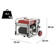 Generator pe benzina tip Inverter GeoTech IGGP5000ES, 3.5 kW, 4 timpi, Monofazat
