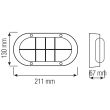 Aplica cu led Kafkas Black, 8W, Negru, corp aluminiu, 420lm, lumina neutra 4000K