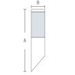 Lampa de gradina Kavak-1, corp aluminiu, de perete, 305x89 mm, negru, IP44