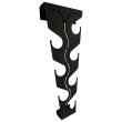 Cuier metalic Krodesign Black Hanger, lungime 50cm, negru