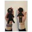 Set decoratiune semn toaleta, Krodesign Boy&Girl, lungime 16 cm, negru