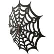 Ceas de perete metalic Krodesign Spider, diametru 50 cm, negru