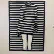 Decoratiune perete Krodesign KRO-1037 Girl, lungime 80x58 cm, negru