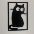 Set 4 decoratiuni Krodesign KRO-1039, negru, metal