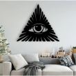 Decoratiune metalica de perete Krodesign KRO-1060, Eye, 60 cm, grosime 1.5 mm