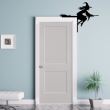 Decoratiune Bad Witch Halloween KRO-1110, dimensiune 45x40cm, negru