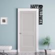 Decoratiune Happy Halloween KRO-1111, dimensiune 35x50cm, negru