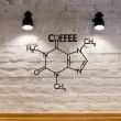 Decoratiune metalica de perete Krodesign Coffee KRO-1119, dimensiune 60 cm, negru, grosime 1.5 mm