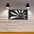 Decoratiune metalica de perete Krodesign KRO-1150 Storm Trooper, lungime 60 cm, negru, grosime 1.5 mm