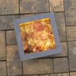 Incalzitor pentru terasa/gradina, Modern Cube, Otel, Negru, 600x600x650 mm, grosime 3 mm
