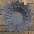 Vatra pentru terasa sau gradina Krodesign Leaf Pit, 1055x500 mm, negru