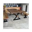 Set 6 picioare pentru masa si banca, Vivatechnix KRO-1201, masa 71x71x8 cm, banca 41x30 cm