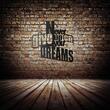Decoratiune metalica de perete Krodesign KRO-1210 Dreams, 50 cm, grosime 1.5 mm