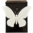 Cutie postala Vivatechnix Butterfly KRO-1228, otel, 400x250x100mm, Negru/Alb, 2 chei