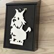 Cutie postala Vivatechnix Schnautzer Dog KRO-1237, otel, 400x250x100mm, Negru/Alb, 2 chei