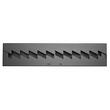 Arzator incastrabil, Bioetanol, 726 x 150 x 75 mm, Otel, Negru, pentru Interior/Exterior