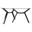 Set 2 picioare pentru banca, Krodesign KRO-1282, dimensiune 41x30 cm