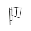 Set 2 picioare pentru banca, Krodesign KRO-1284, dimensiune 41x30 cm