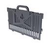 Gratar pentru carbune Krodesign, dimensiune 50x30x25 cm, Otel 3 mm, Pliabil si Portabil