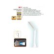 Lampa de birou Home LA 3, adaptor USB, 16 leduri, brat reglabil, luminozitate reglabila