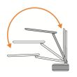 Lampa de birou Home LA 7 BT, difuzor stereo cu Bluetoth, HiFi, brat reglabil, 14 leduri, 5 W