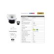 Spot Led Laura White, 1W, 70lm, lumina neutra 4200K, patrat, 85-265V, Aluminiu, Alb