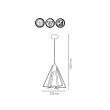 Pendul Maxwell Vintage, max 60W, diametru 320 cm, negru