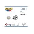 Spot Led Miranda Chrome, 3W, 260lm, lumina neutra 4200K, patrat, 220-240V, Aluminiu