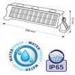 Lampa solara pentru gradina, Molecul-6W, 60 lm, IP65, conectabile, lumina naturala 4000K
