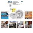 Pereche difuzoare incastrabile, rezistente la apă, Sal MRPX 2-165, diametru 165 mm, 4 Ohmi, 150W 