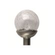 Lampa solara metal/sticla Home MX 826, led, glob din sticla