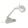 Lupa cu lampa tip led, Home NKL L05, marire x 3, fixare cu menghina, culoare alba