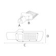 Lampa pentru iluminat stradal Orlando-50, 50W, 4953 lm, corp aluminiu, 85-265V, IP65, SMD led