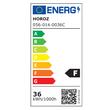 Plafoniera led aplicat, dreptunghiulara, Proteus-36W, Negru, 3000 lm, lumina rece 6400K, dimensiune 300x600x38 mm, IP20, Aluminiu