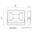 Proiector Led Puma-10, putere 10 W, 750 lm, IP 65, 2700K, 175-250V