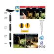 Lampa solara pentru gradina, Quebec-2W, 80 lm, Inaltime reglabila, 2 x moduri fixare, IP65  