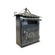 Cutie postala exterior Alubox Rustica RE, fier forjat lucrat manual, 22 x 9 x 36 cm