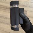 Aplica de exterior Regnum-4, Otel inoxidabil, IP44, GU10, lumina in 2 sensuri, 220 V