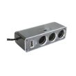 Distribuitor priză brichetă, Sal 023, 3 prize 12VDC + 1xUSB