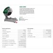 Fierastrau circular pentru debitat metal DWT SDS-2200, diametru disc 355 mm, putere 2200 W