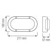 Aplica cu led Suphan Black, 8W, Negru, corp aluminiu, 515lm, lumina neutra 4000K