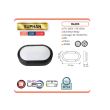 Aplica cu led Suphan Black, 8W, Negru, corp aluminiu, 515lm, lumina neutra 4000K