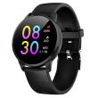 Bratara fitness, Trevi T-Fit 220 HB Black, monitorizare puls si tensiune, functii smartwatch, negru